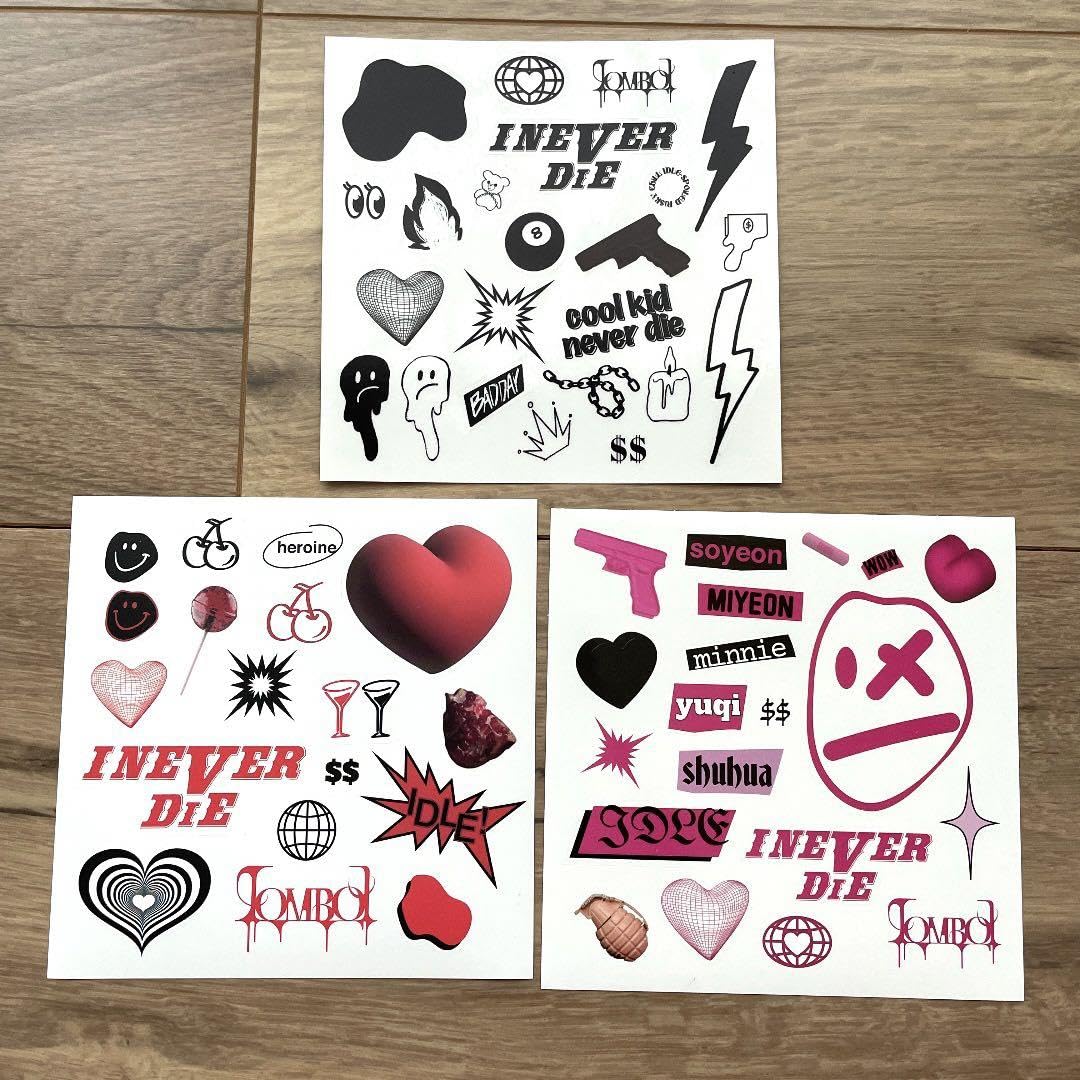 Amazon.co.jp: GI-DLE Gidle Aidol Tomboy Sticker 3 Form : Toys & Games